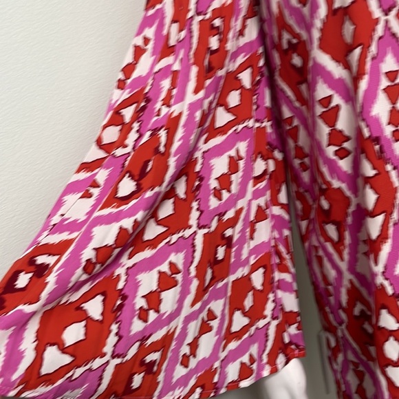 Voom By Joy Han Off The Shoulder Ikat Pink Mini Dress - Picture 3 of 8